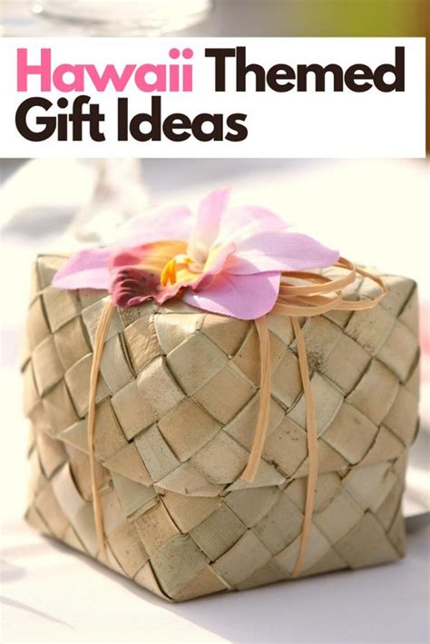 hawaiian themed gift box